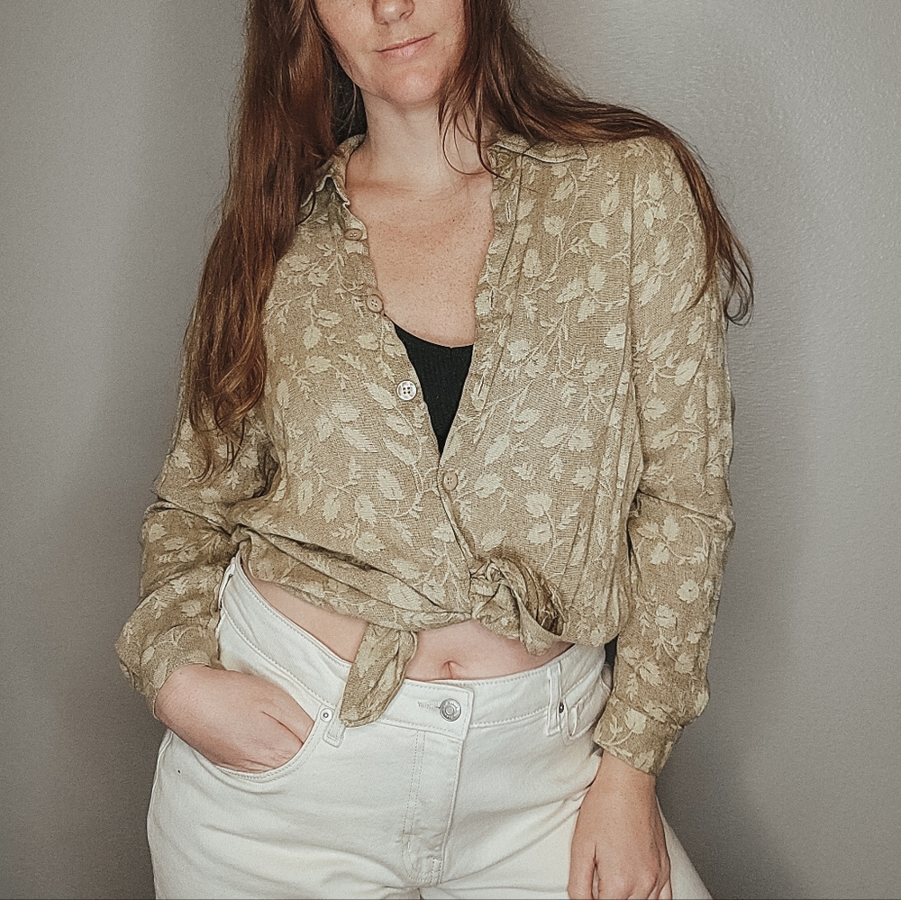 Tan Blouse